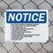 Signmission End Of Week Shutdown Flammable Material OSHA Notice Sign, Plastic, 10in W x 7in L, 2PK OS-2PACK-NS-P-710-L-12039 - alternate 7